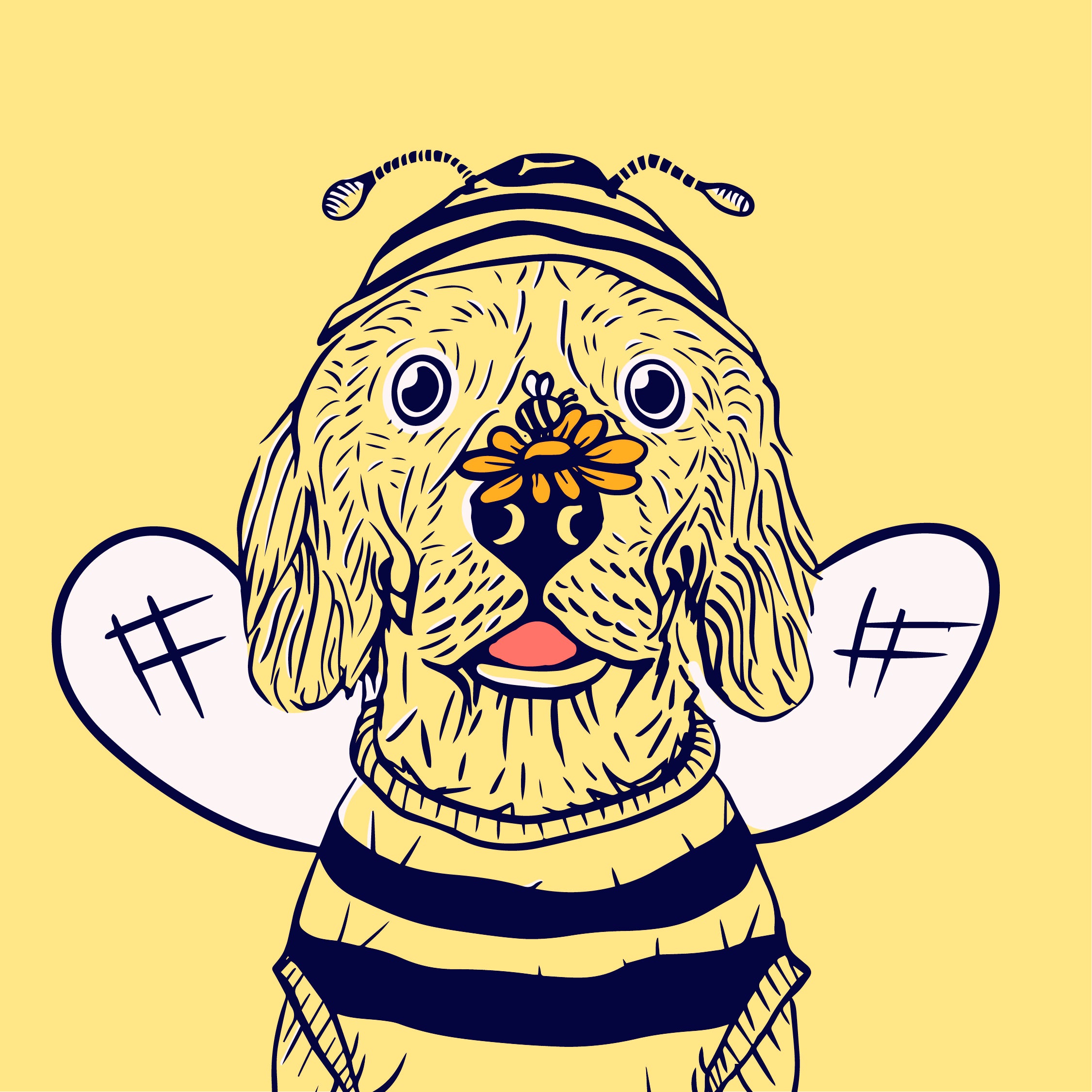 Couple feeding puppop to their small dog